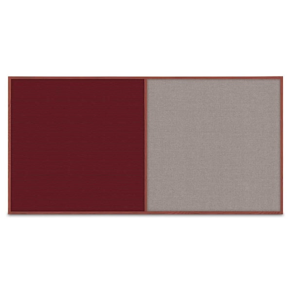 Enclosed Corkboard, 3 Door, 96"x48", 4" Fra, UV3413-BRONZE-PEARL